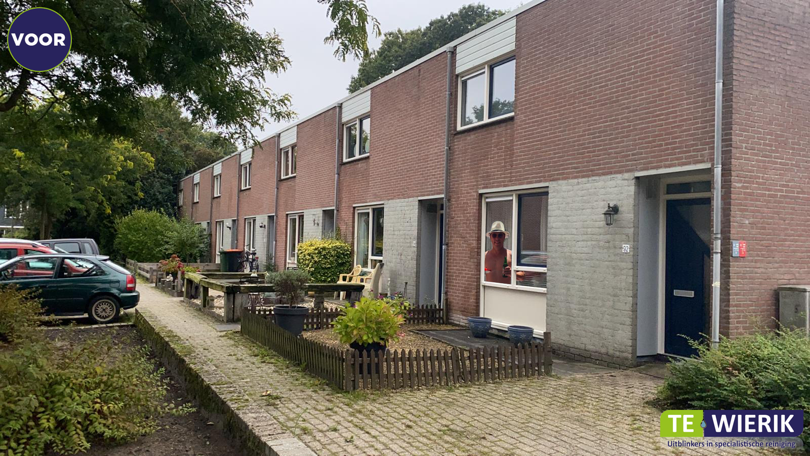 Specialistisch reinigen van 72 woningen buitenzijde in Emmen